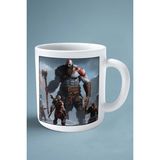 God Of War Oyun Baskılı Kupa Bardak Çift Taraflı Kişiye Özel Model 5