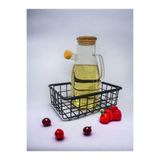 godekor İskandinav Organizer Tel Sepet/ÖLÇÜ 19X13x6CM siyah