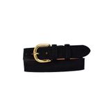 GoDeri %100 Hakiki Deri, Gold Renk Tokalı 4 Cm Süet Siyah Kadın Kemeri; Kot, Spor Kemer=süet.26.siyah