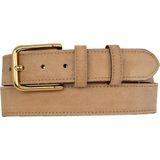 GoDeri %100 Hakiki Deri, Gold Tokalı 4 cm Açık Sarı Süet Kadın Kemeri; Kot, Spor Kemer=süet.76.sarı - 125 cm - Sarı Kahve