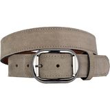GoDeri %100 Hakiki Deri, Nikel Tokalı 4 cm Gri Süet Kadın Kemeri; Kot, Spor Kemer=süet.23.gri - 115 cm - Gri - Açık Gri