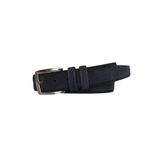 GoDeri %100 Hakiki Kaliteli Süet Deri 3.5 Cm Lacivert Klasik, Kumaş Pantolon Kemeri