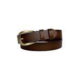 Goderi Deri Gold Tokalı Kahverengi Ince Kadın Kemeri, 3 Cm, 3Cm, Kdn, 31, 95 Cm
