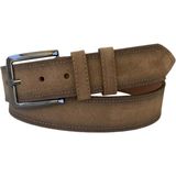 GoDeri Deri Süet Vizon Rengi Kemer 4 Cm=süet.deri.4cm - 130 cm