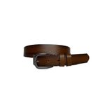 Goderi Hakiki Deri Kahverengi Nikel Tokalı Kahverengi Ince Kadın Kemeri 3 Cm=3Cm-Kdn-30 90 Cm