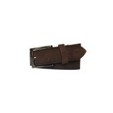 Goderi Hakiki Deri Süet Koyu Kahverengi Kemer 4 Cm, Dk, Süka, 125 Cm