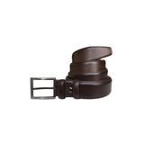 Goderi Hakiki Kaliteli Deri Kahverengi Klasik Kumaş Pantolon Kemeri 3, 5 Cm, Go, Dk, Kla, 125 Cm