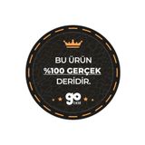 GoDeri Hakiki Kaliteli Deri, Kenarları Dikişli Taba Klasik Kumaş Pantolon Kemeri 3,5 Cm Go-Dk-KLA