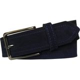 GoDeri Süet Lacivert Kemer 4 cm - 130 cm
