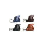 Goderi%100 Hakiki Deri 4'Lü Set Klasik Kumaş Pantolon Kemeri; Siyah, Kahverengi, Lacivert, Taba 3, 5 Cm, 4.D, 145 Cm