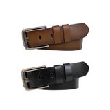 Goderi%100 Hakiki Deri, Efsane Füme Geniş Dilli; Siyah, Tosado 2'Li Set Kemer 4 Cm, 4Cm, Füme, Geniş.Dili, 125 Cm