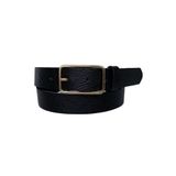 Goderi%100 Hakiki Deri Gold Dikdörtgen Tokalı Siyah Baskılı Ince Kadın Kemeri, 3Cm, 3Cm, Kdn, 05, 90 Cm