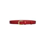 Goderi%100 Hakiki Deri, Gold Tokalı 3 Cm Kırmızı Kadın Kemeri; Elbise, Pantolon Kemeri, 3Cm, Kdn, 31, 95 Cm