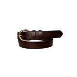 Goderi%100 Hakiki Deri Gold Tokalı Koyu Kahverengi Ince Kadın Kemeri, 3Cm, 3Cm, Kdn, 02, 100 Cm