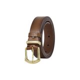 Goderi%100 Hakiki Deri Gold Tokalı, Metal Köprülü Kahverengi Kadın Kemeri, 3 Cm, 2Li, 3Cm, Kd, 42, Gold.Tk, 110 Cm