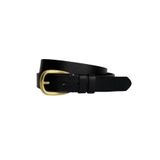Goderi%100 Hakiki Deri Gold Tokalı Siyah Ince Kadın Kemeri, 3 Cm, 3Cm, Kdn, 31, 100 Cm
