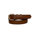 Goderi%100 Hakiki Deri Gold Tokalı Taba Baskılı Ince Kadın Kemeri, 3Cm, 3Cm, Kdn, 02, 110 Cm