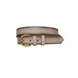 Goderi%100 Hakiki Deri Gold Tokalı Vizon Ince Kadın Kemeri, 3Cm, 3Cm, Kdn, 02, 110 Cm