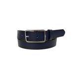 Goderi%100 Hakiki Deri Gümüş Dikdörtgen Tokalı Lacivert Ince Kadın Kemeri, 3Cm, 3Cm, Kdn, 04, 120 Cm