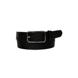 Goderi%100 Hakiki Deri Gümüş Dikdörtgen Tokalı Siyah Baskılı Ince Kadın Kemeri, 3Cm, 3Cm, Kdn, 04, 100 Cm