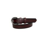 Goderi%100 Hakiki Deri Gümüş Tokalı Bordo Ince Kadın Kemeri, 3Cm, 3Cm, Kdn, 01, 95 Cm