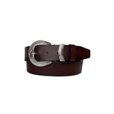 Goderi%100 Hakiki Deri, Gümüş Tokalı, Metal Köprülü Bordo Kadın Kot Kemeri 4 Cm, An, Byn, 63, 95 Cm