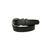 Goderi%100 Hakiki Deri Gümüş Tokalı Yeşil Ince Kadın Kemeri, 3Cm, 3Cm, Kdn, 01, 95 Cm