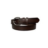 Goderi%100 Hakiki Deri Nikel Tokalı Koyu Kahverengi Ince Kadın Kemeri, 3Cm, 3Cm, Kdn, 03, 100 Cm