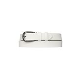 Goderi%100 Hakiki Deri Nikel Tokalı Süt Beyaz Ince Kadın Kemeri, 3 Cm, 3Cm, Kdn, 30, 105 Cm