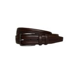 Goderi%100 Hakiki Kaliteli Deri, Orta Baskılı Kahverengi Klasik, Kumaş Pantolon Kemeri 3.5 Cm, Dk, 145, 105 Cm