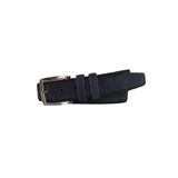 Goderi%100 Hakiki Kaliteli Süet Deri 3.5 Cm Lacivert Klasik, Kumaş Pantolon Kemeri, 130 Cm