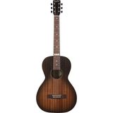 Godin Mahogany Parlor Elektro Akustik Gitar (Black Burst)