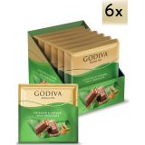 Godiva Antep Fıstıklı ve Karamelli Kare Çikolata - 60 gram - 6 Adet