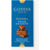 Godiva Istanbul - Fındıklı ve Çıtır Kadayıflı Sütlü Çikolata - 121 Gram - 6 Adet - 1 Adet