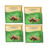 Godiva Sütlü Kare Tablet Çikolata Antep Fıstık Karamel 4 'lü - 240 gr