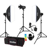 Godox E250 Ws 3'lü Softbox Paraflaş Seti
