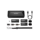 Godox Move Link Mini Apple Uyumlu Siyah Kablosuz Mikrofon Kit 2