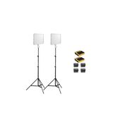 Godox P260C Pro Bi-Color LED Panel Video Işığı 2'li Kit