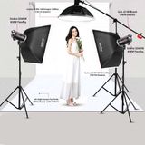 Godox QS600II W/s Pro 3'lü Paraflaş Set