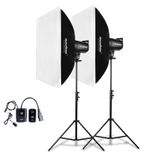 Godox SK400II 2'li Flaş Seti