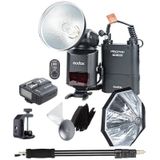 Godox Witstro 360W Mini Nikon Uyumlu Paraflaş Full Set