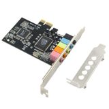 GODSHARK PCIe Ses Kartı - Düşük Profil Braketi ile PC Windows 8/7 için Dahili 5.1 Ses Kartı, 3D Stereo PCI-e CMI8738 Chip Adaptörü