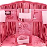 Goetz 3401927 Blümchen Fahrradsitz – tüm bebek 27 cm ila 50 cm bebek veya Stehpuppe için oyuncak bebek aksesuarı