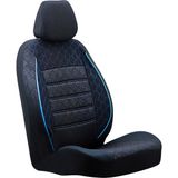 GOF Serisi Ford Connect Koltuk Kılıfı Gof Siyah-Mavi - Siyah - Beyaz