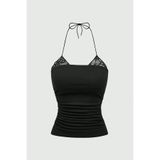 Gofeel Dantel Yakalı Slim Fit Kadın Bluz