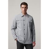 goffra Erkek Metropole Modern Regular Fit Su Itici Teknik Ceket Gri M601-R0501-01 - XL