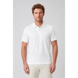 goffra Erkek Prestige Polo Yaka Tişört 110S Pima Pamuğu Likit Amonyak Merserize Beyaz M120-K0141-01 - 2XL