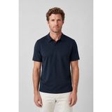 goffra Erkek Prestige Polo Yaka Tişört 110S Pima Pamuğu Likit Amonyak Merserize Lacivert M120-K0141-02 - XL