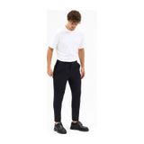 Goffra Erkek Streç Kumaş Relaxed Beli Lastikli Pantolon Siyah
