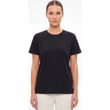 goffra Kadın Vision Bisiklet Yaka Premium Kalite Yoğun Dokulu Pamuklu T-Shirt Siyah W101-R0220-08 - XL